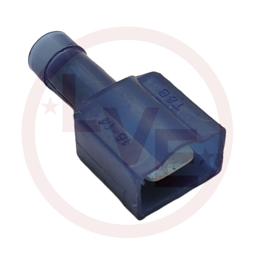 ABB RB25177 TERMINAL QDC MALE 16-14 AWG .250 X .032 FULLY INSULATED NYLON BLUE
