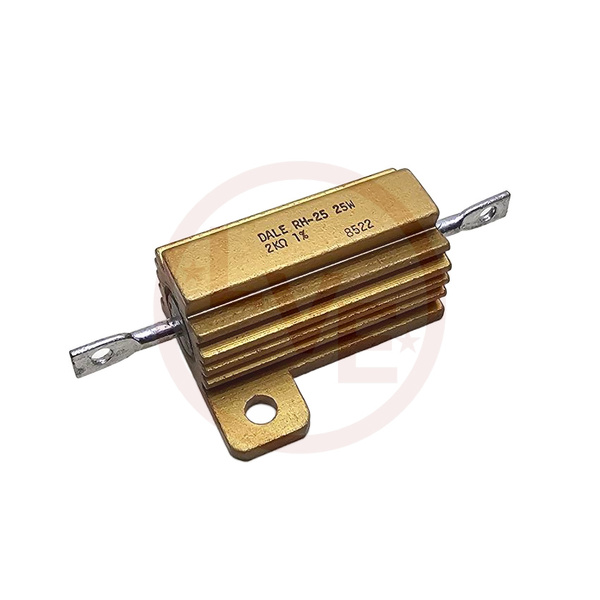 DALE RH0252K000FC02 2K OHM 25W 1% CHASSIS MOUNT RESISTOR BULK