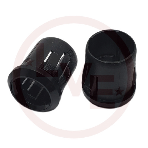 LED HOUSING BLACK NYLON PNL MNT