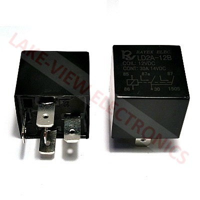 RELAY 12VDC 30A DPST SEALED AUTO DPST-DM  (2 FORM A) AUTO RELAY