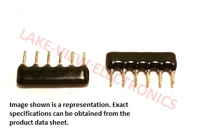 RESISTOR NETWORK 2.2K OHM 6P5R 2% SIP