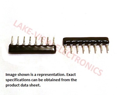 RECTRON RA07472J RESISTOR NETWORK 4.7K OHM 8P7R 5% SIP