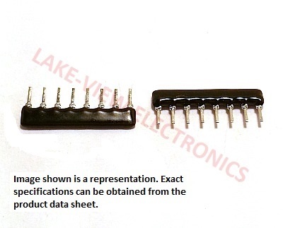 RESISTOR NETWORK 4.7K OHM 8P7R 5% SIP