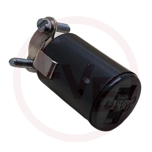 AZMEX 38331-8002 CONNECTOR SOCKET 2 POS FEMALE 10A CABLE CLAMP TOP