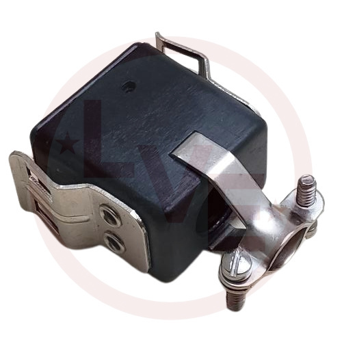 AZMEX 383318406 CONNECTOR SOCKET 6 POS FEMALE 10A CABLE CLAMP TOP W/KEEPER