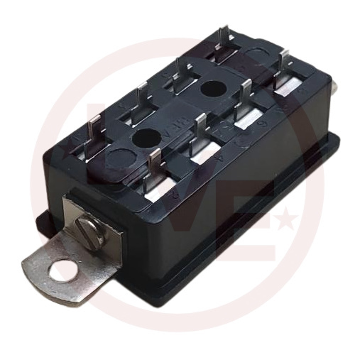 AZMEX S6-5408-AB CONNECTOR SOCKET 8 POS FEMALE PNL MNT