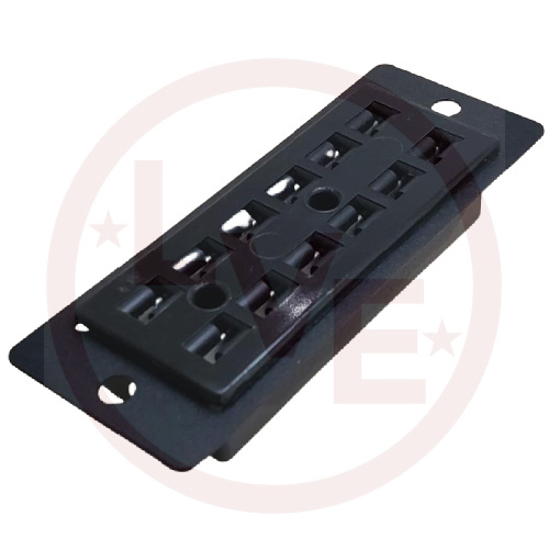 AZMEX S6-5412-SB CONNECTOR SOCKET 12 POS FEMALE PNL MNT