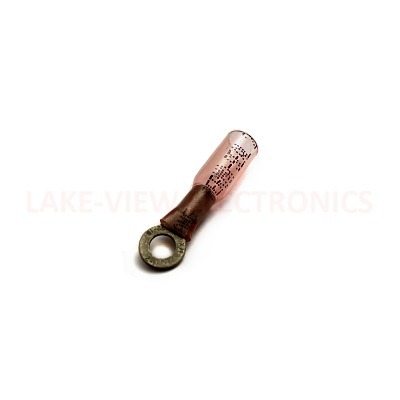 MOLEX 19164-0086 TERMINAL RING 22-18 AWG #8 STUD PERMA-SEAL