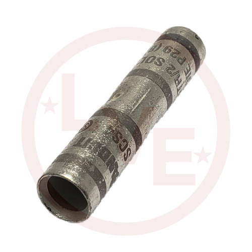 PANDUIT SCS4-L TERMINAL BUTT SPLICE #4 - #3, #2 AWG SOL COPPER COMPRESSION