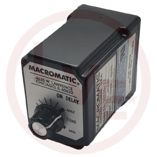 MACROMATIC SS-50226-22 RELAY TIMER 12V 10A DPDT 8 PIN OCTAL PLUG
