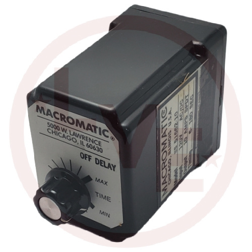 MACROMATIC SS-51662-10 RELAY TIMER 120V 10A SPDT 8 PIN OCTAL PLUG