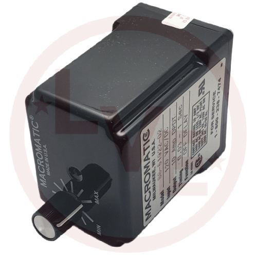 MACROMATIC SS-51922-02 RELAY TIMER 120V 10A DPDT 8 PIN OCTAL PLUG