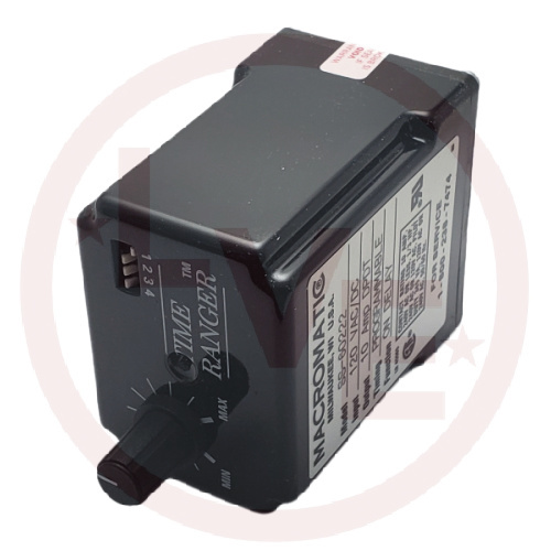 MACROMATIC SS-60222 RELAY TIMER 120V 10A DPDT 8 PIN OCTAL PLUG