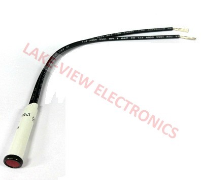 SOLICO 1815-1-13-20310 INDICATOR 125V RED LED 6" LEADS PNL MT LIGHT