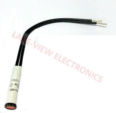 SOLICO 1815-1-13-20320 INDICATOR 125V AMBER LED 6" LEADS PNL MT LIGHT