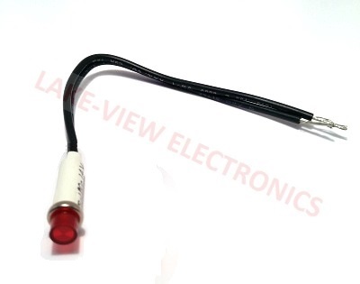 SOLICO 2135-1-12-21610 INDICATOR 14V RED INCAND 6" LEADS PNL MT LIGHT