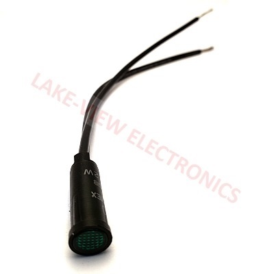 SOLICO 2135-1-20-20340 INDICATOR 14V GREEN INCAND 6" LEADS PNL MT LIGHT