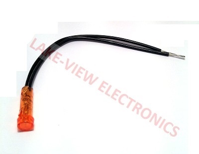 SOLICO 2339-1-00-35620 INDICATOR 28V AMBER INCAND 6" LEADS PNL MT LIGHT
