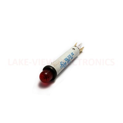 INDICATOR 28V RED LED 0.187" Q.C. TABS PNL MT LIGHT