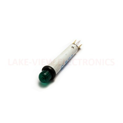 INDICATOR 28V GREEN LED 0.187" Q.C. TABS PNL MT LIGHT