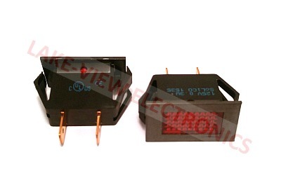 SOLICO 2550-4-53-45310 INDICATOR 125V RED NEON 0.250" Q.C. TABS PNL MT LIGHT
