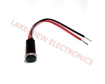 SOLICO 2813-1-21-37640 INDICATOR 28V GREEN LED 6" LEADS PNL MT LIGHT