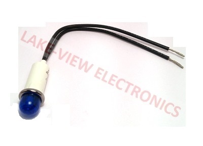 SOLICO 2850-1-12-41650 INDICATOR 125V BLUE NEON 6" LEADS PNL MT LIGHT