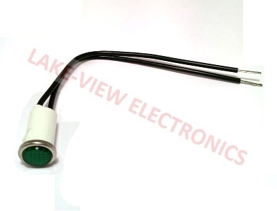 SOLICO 2950-1-11-37340 INDICATOR 125V GREEN NEON 6" LEADS PNL LIGHT