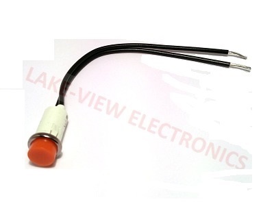 SOLICO 2950-1-12-38120 INDICATOR 125V AMBER NEON 6" LEADS PNL LIGHT