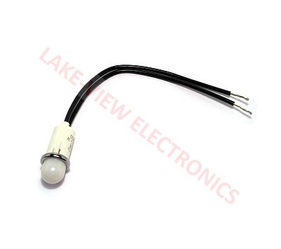 SOLICO 2952-1-12-41160 INDICATOR 250V WHITE NEON 6" LEADS PNL LIGHT