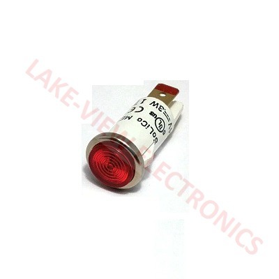 INDICATOR 14V RED LED 0.250" Q.C. TABS PNL LIGHT