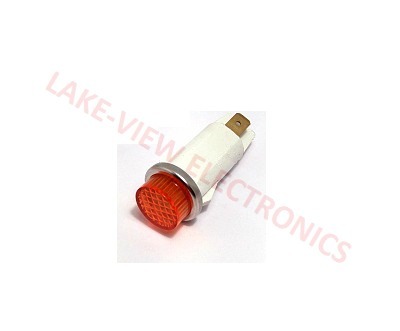 INDICATOR 14V AMBER INCAND 0.187" Q.C. TABS PNL LIGHT