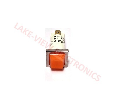 SOLICO 3039-3-11-43120 INDICATOR 28V AMBER INCAND 0.187" Q.C. TABS PNL LIGHT