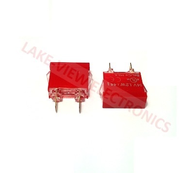 INDICATOR 14V RED INCAND 0.187" Q.C. TABS PNL LIGHT