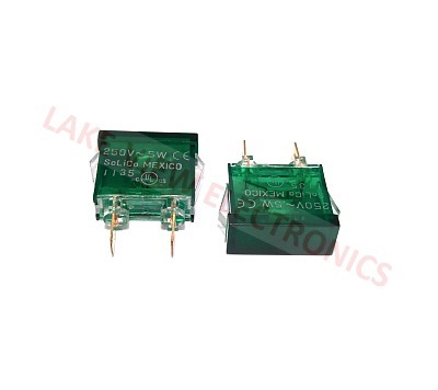 INDICATOR 250V GREEN NEON 0.187" Q.C. TABS PNL LAMP