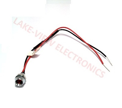 INDICATOR 14V RED LED 6" LEADS