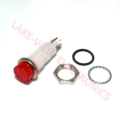 INDICATOR 14V RED LED 0.250" Q.C. TABS PNL MNT