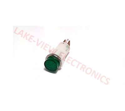 INDICATOR 28V GREEN LED 0.250" Q.C. TABS PNL MNT