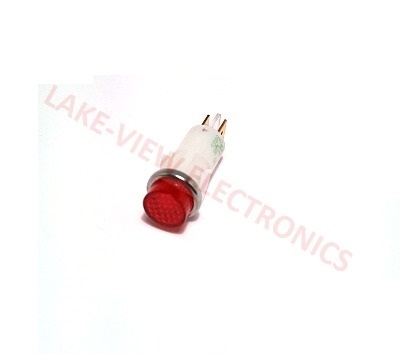 SOLICO 6850-4-02-38310 INDICATOR 125V RED NEON 0.250" Q.C. TABS PNL MNT