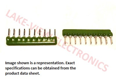 STACKPOLE 10-9-5-102G RESISTOR NETWORK 1K OHM 10P9R 2% SIP