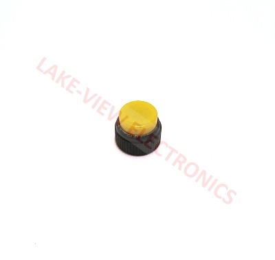 INDICATOR LENS CAP YELLOW ROUND TRANSLUCENT