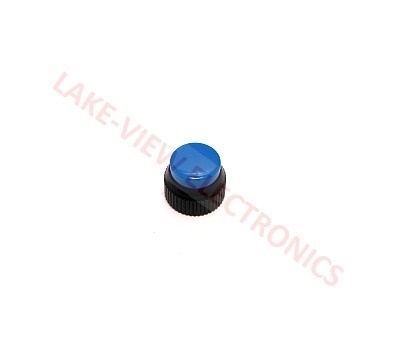 INDICATOR LENS CAP BLUE ROUND TRANSLUCENT