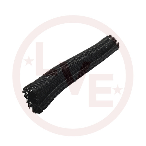 TECHFLEX F6N0.25BK-3000 SLEEVING BRAIDED 1/4" X 3000FT SPLIT SLEEVING BLACK