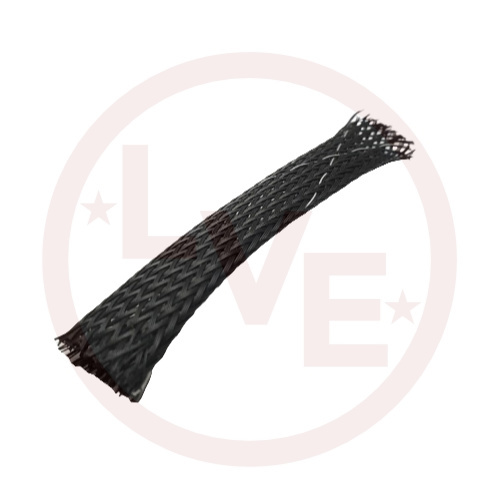 SLEEVING BRAIDED 1/2" X 500FT FLAME RETARDANT BLACK