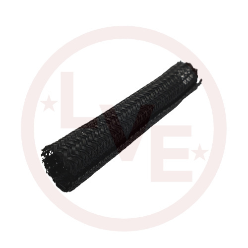 TECHFLEX F6N0.50BK-150 SLEEVING BRAIDED 1/2" X 150FT SPLIT SLEEVING BLACK