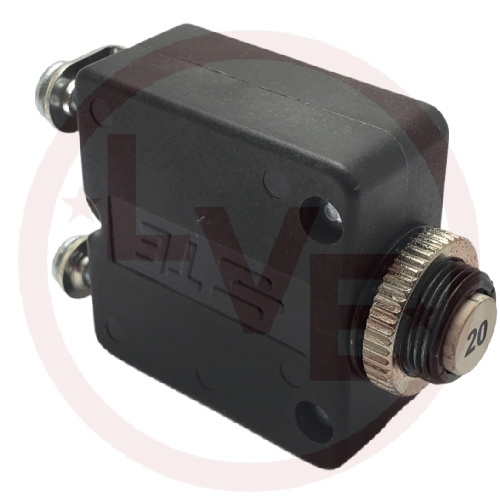 TE CONN W58-XC4C12A-20 CIRCUIT BREAKER 20A 250VDC/50VDC THERMAL
