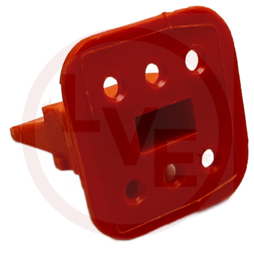 DEUTSCH W6S CONNECTOR WEDGELOCK ORANGE FOR DT 6 PIN