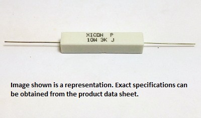 5K OHM 10W 5% AX CEMENT RESISTOR BULK