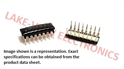 RESISTOR NETWORK 33K OHM 16P15 5% DIP