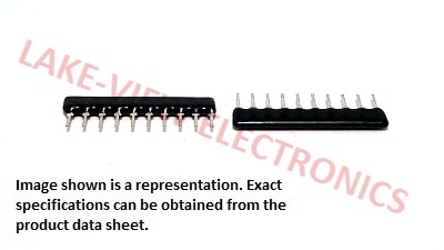 CINETECH RA10B104GB RESISTOR NETWORK 100K OHM 10P5R 2% SIP